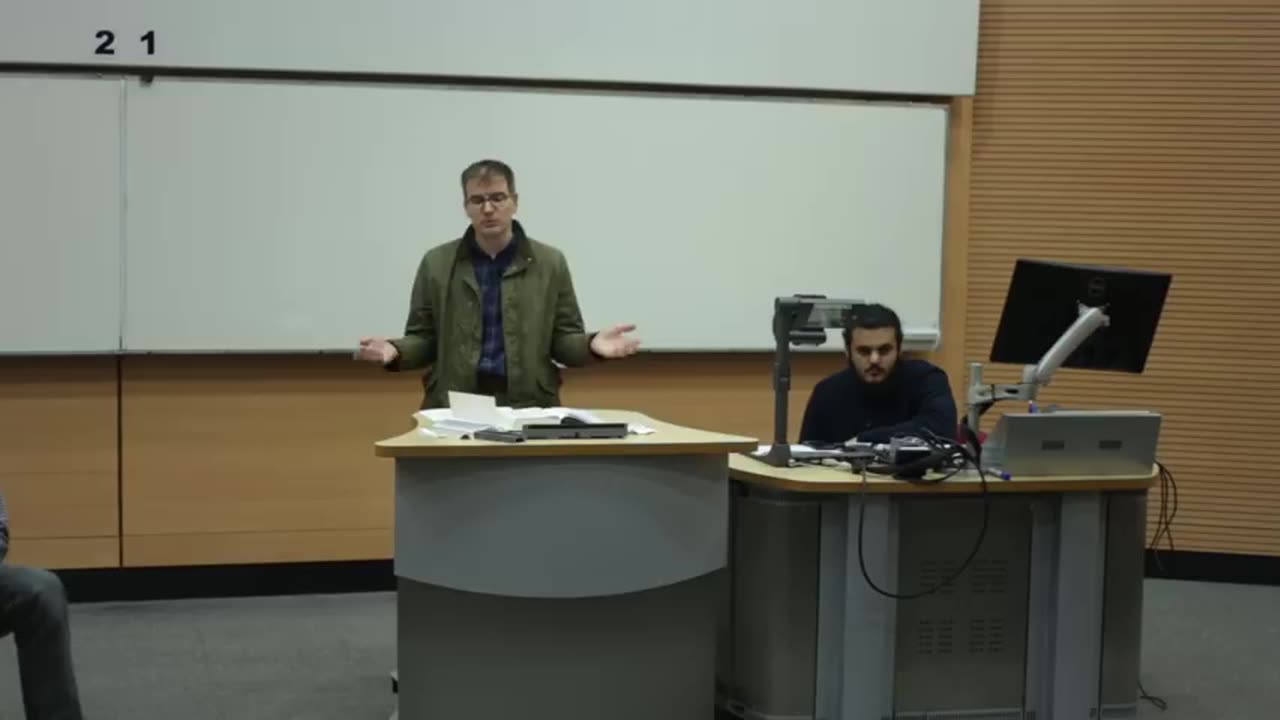 Big Trinity Debate Dr. Richard Buggs vs Br. Mohammed Hijab - Queen Mar