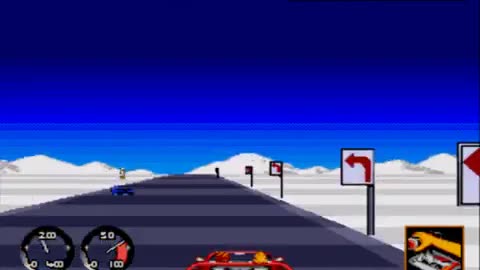 Turbo out run megadrive stage 2
