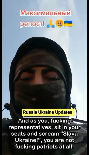 Ukrainian demanding a withdrawal of troops from Bakhmut.