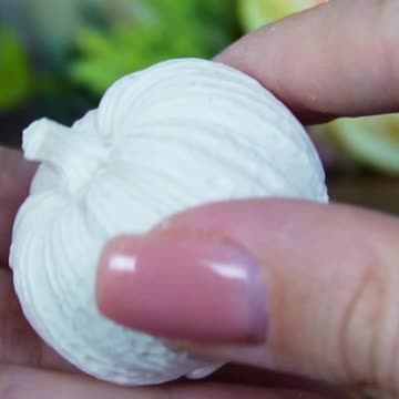 Gypsum casting "pumpkin" / Work process relaxes / DIY