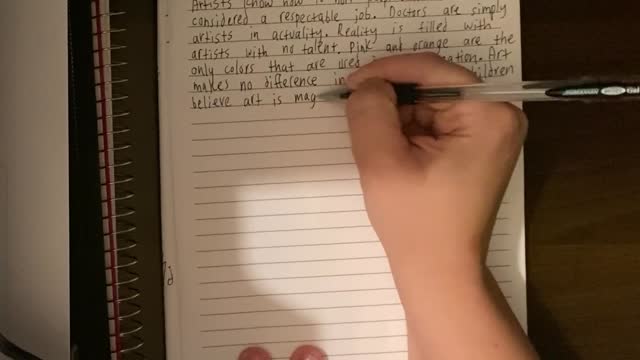 Page 13 of BOOK TWO - SUBJECTS OF LIFE being written