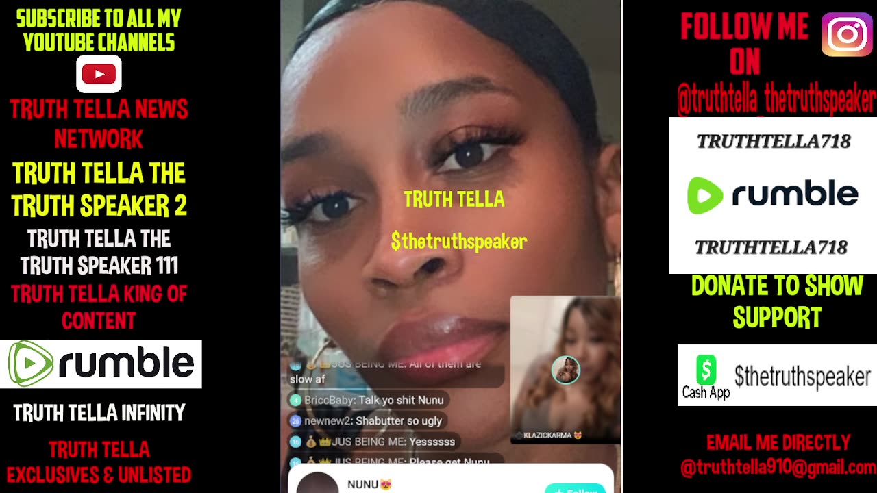 NUNU READS TRINA B, NONY, SHAHBUTTA, GUCCI & VISA FOR FILTH