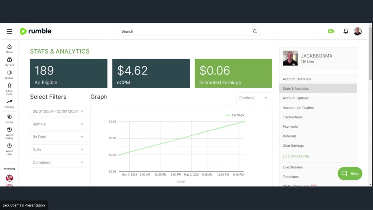 EVENT: STATS & ANALYTICS