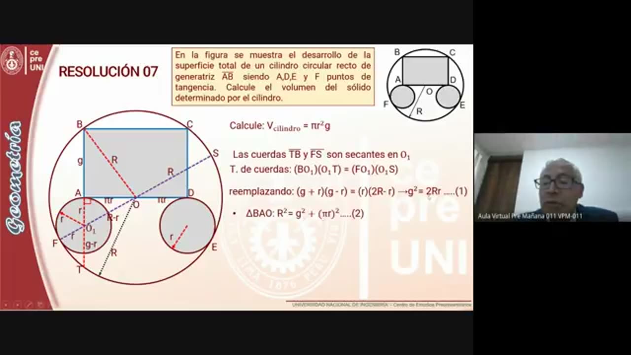 CEPRE UNI 2021 - 2 | SEMANA 17 | GEOMETRÍA S01