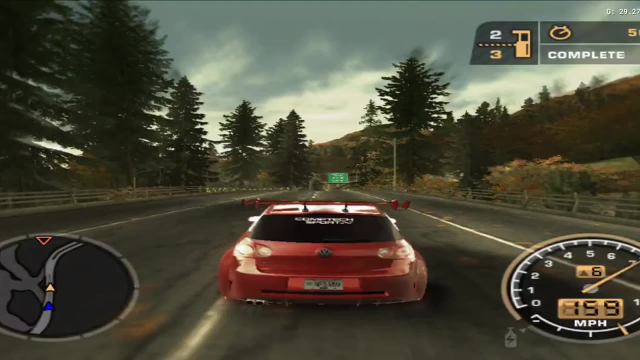 NFS Most Wanted Black Edition - Challenge Series Event 1 Gameplay(AetherSX2 HD)