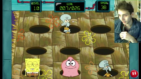 Failed Attempt #50 To Earn Highest Score In Level 10 Of SpongeBob SquarePants Bikini Bottom Bop Them