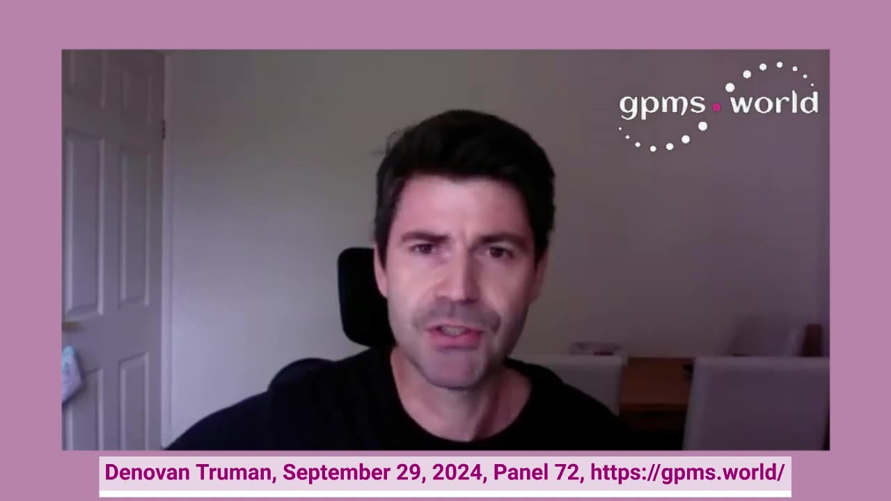 Denovan Truman, GPMS.WORLD Panel 72, September 2024