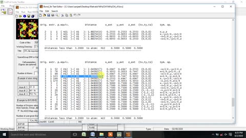 How to estimate Bond Structure via Rietveld Refinement using FullProf Software.