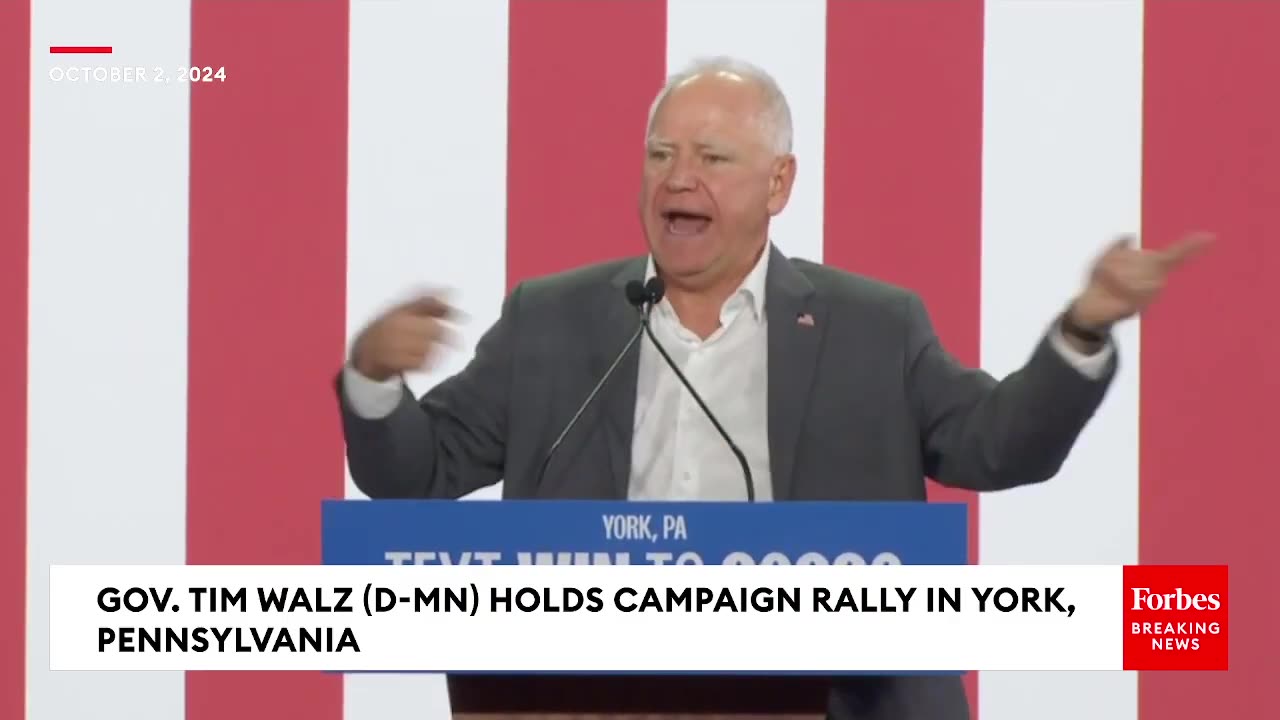 'Where The Hell Are Those Jobs-'- Tim Walz Pushes Back On Trump's Claim About Job Creation In PA