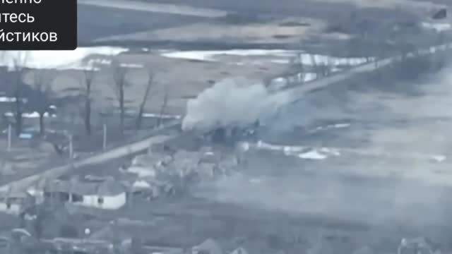 The video clearly shows what a "shotgunned road" means.