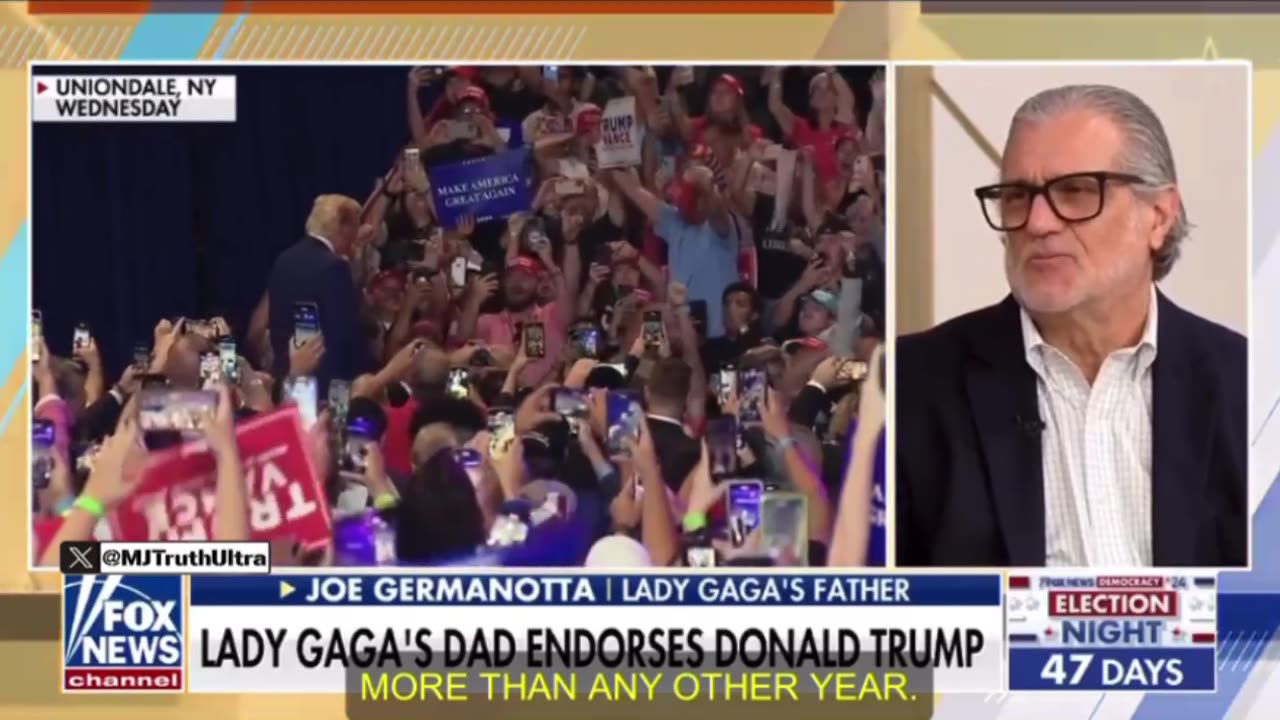 Lady Gaga’s Father Endorses Donald Trump