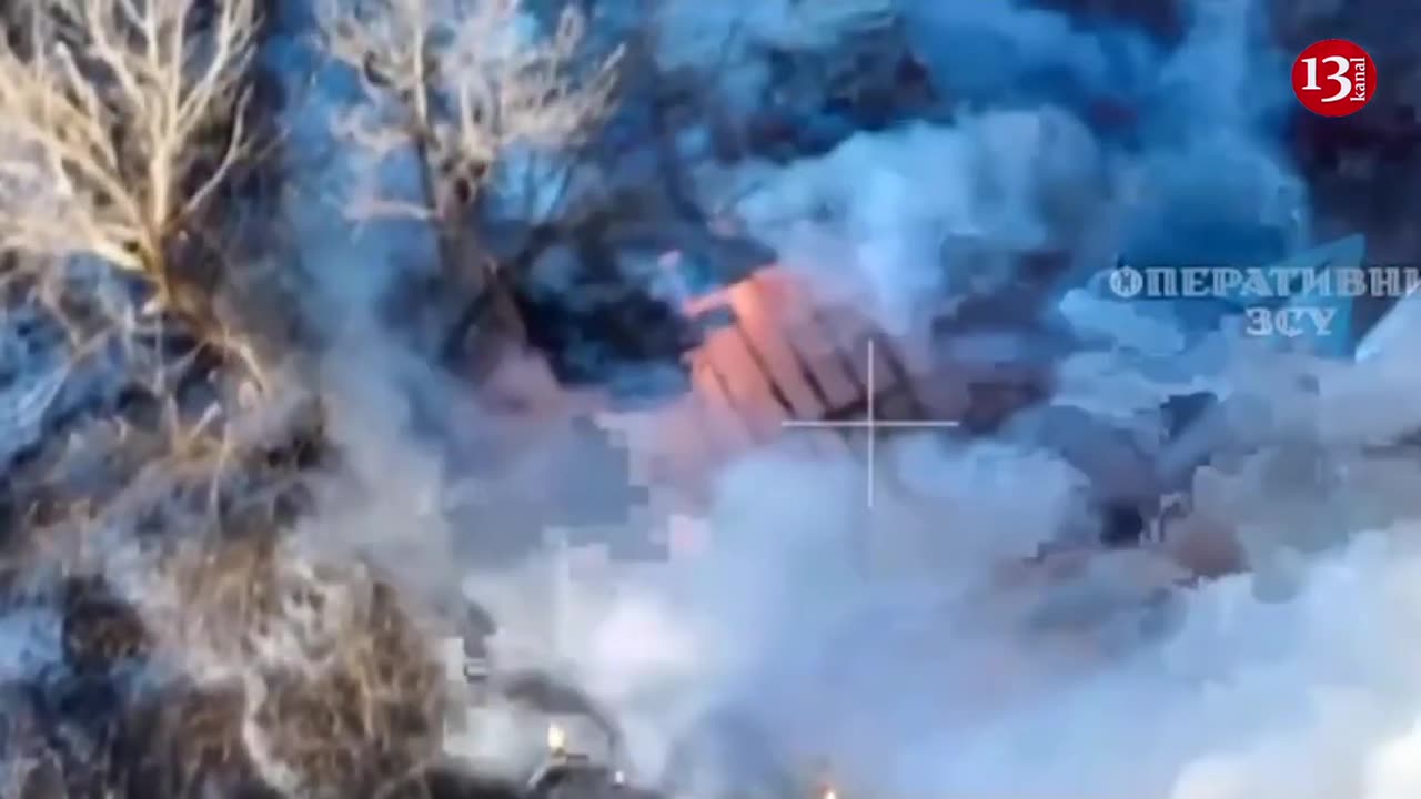 Ukrainian army struck area where Russians were hiding equipment and OSA anti-aircraft missile system