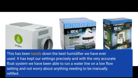 Ideal-Air Industrial Grade #Humidifier 200 pint-Overview