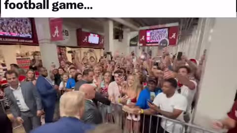 Bryant Denny Stadium welcomes Trump