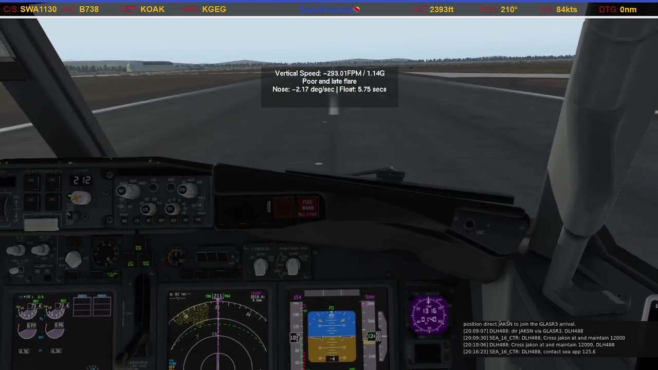 Landing in Spokane (KGEG)