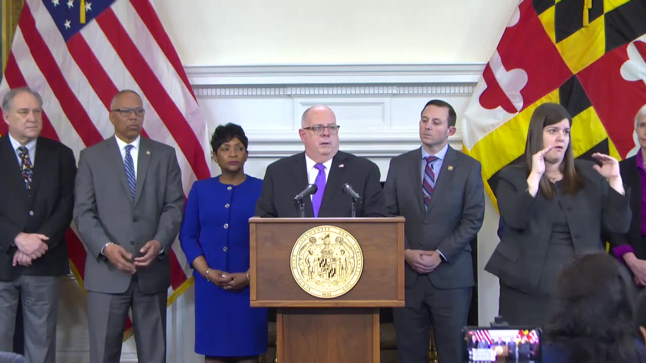 Larry Hogan March 9, 2020 COVID-19 Livestream