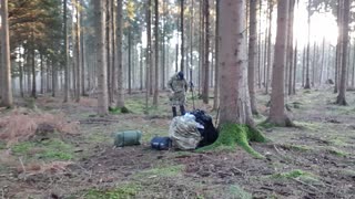 Setting up the Gopro. Before setting up the tent. 18th Jan 2023