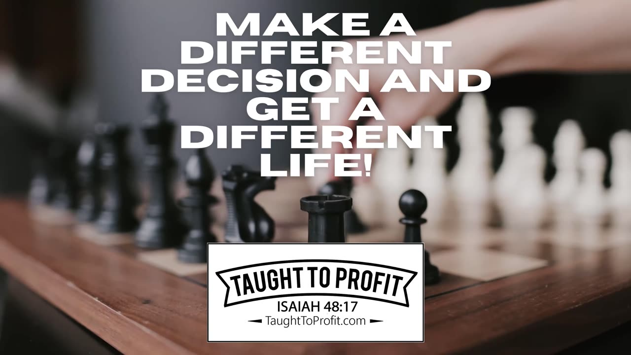 Make A Different Decision And Get A Different Life!