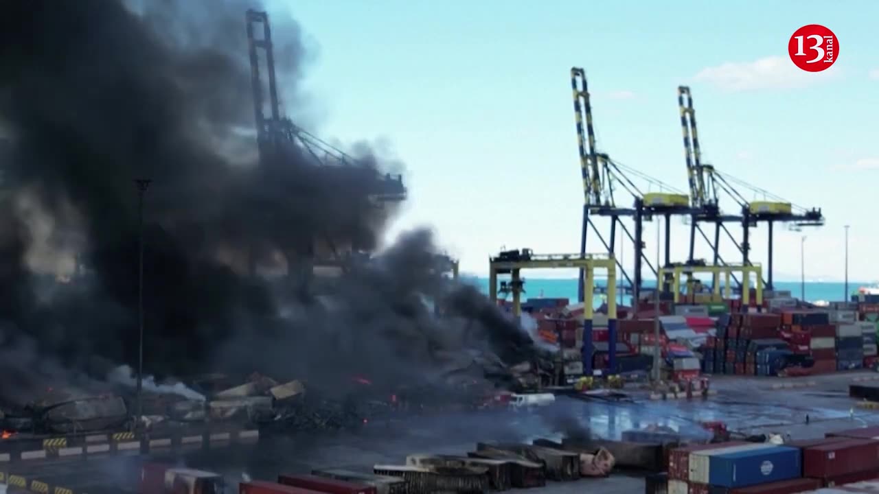 Blaze at Turkey's Iskenderun port under control - maritime authority