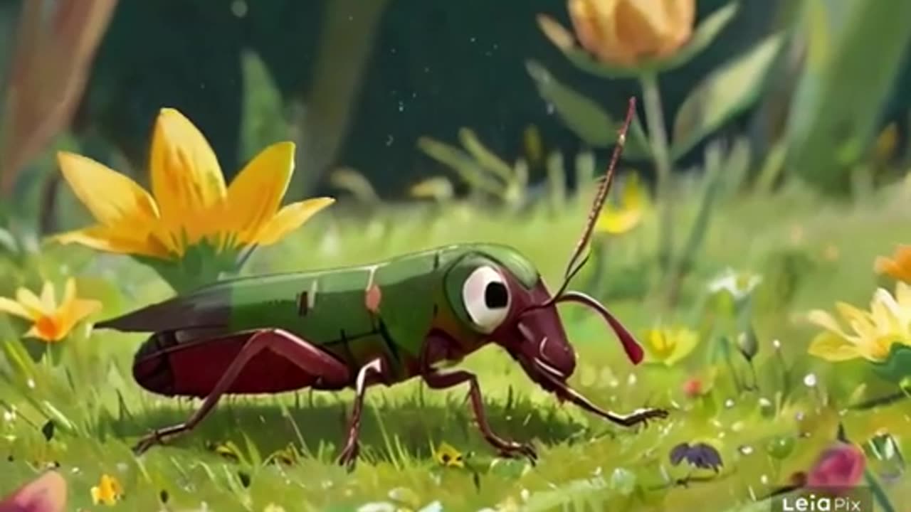 The Tale of the Hardworking Ant and the Lazy Grasshopper 'Bedtime Story for kids'🌙