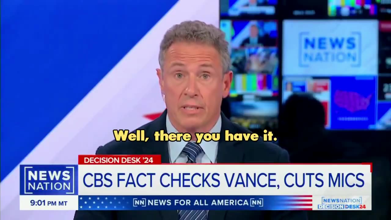 Chris Cuomo NUKES CBS Moderators For Trying To Fact-Check JD Vance