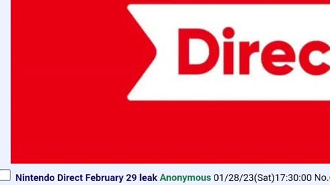 Bad nintendo direct leak