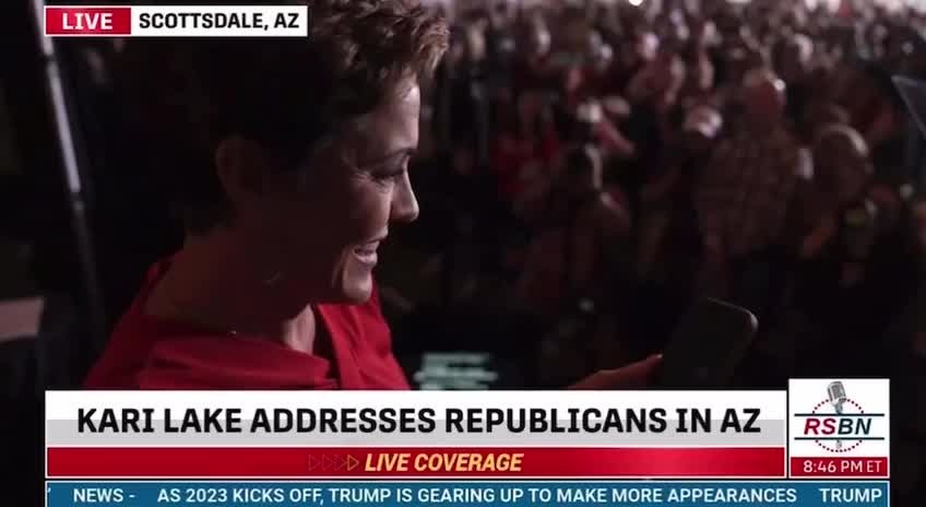 President Trump Calls in at Kari Lake’s Save Arizona Rally!