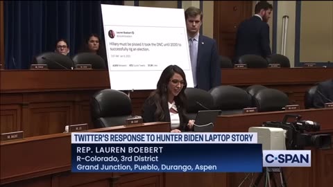 CO Rep Lauren Boebert to Yoel Roth former Twitter executive, Who the Hell do you think you are? 🔥