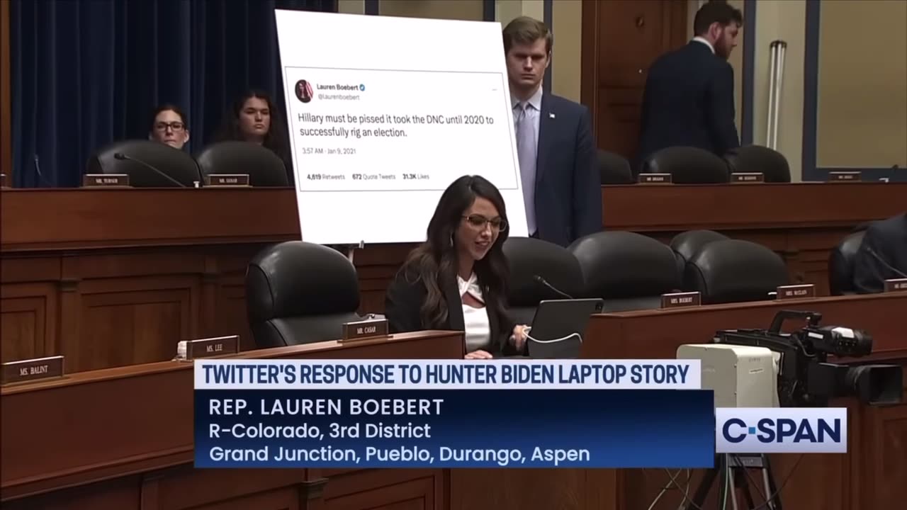 CO Rep Lauren Boebert to Yoel Roth former Twitter executive, Who the Hell do you think you are? 🔥