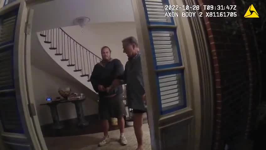 Hammer Time. SFPD body cam of Paul Pelosi being attacked with a hammer in his home.