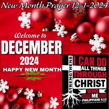 New Month of Blessings (December 2024): Embracing Abundance, Grace, and Favor #shorts #jesus #fyp