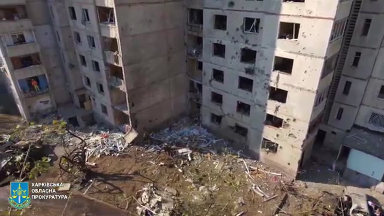 Video from a copter: the consequences of the shelling of the Shevchenkiv