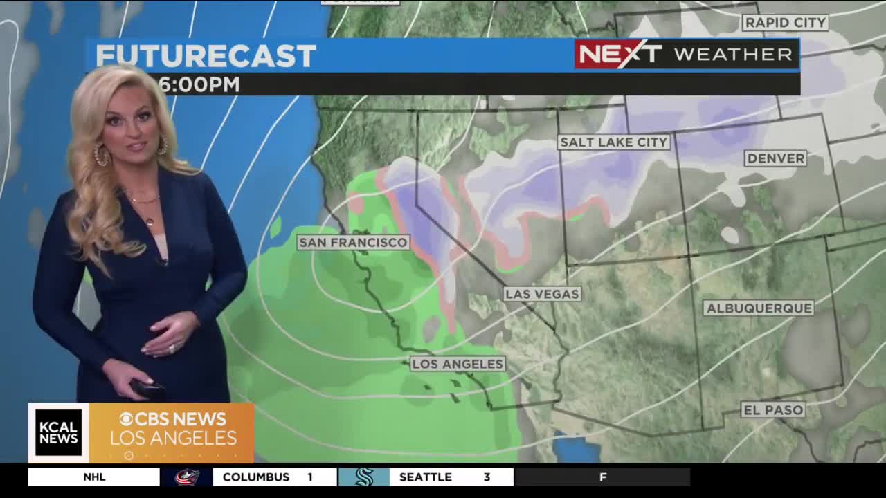 More rain and snow coming to SoCal Sunday evening