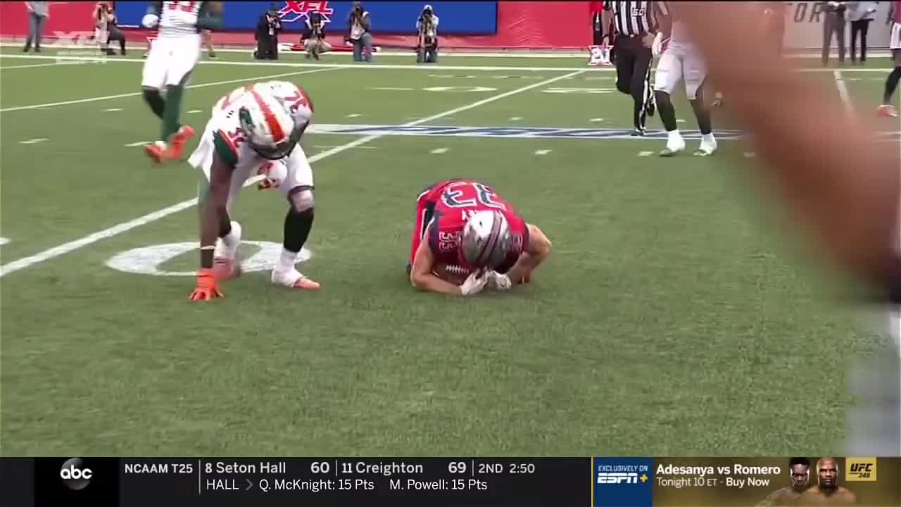 BIGGEST XFL HITS OF THE SEASON