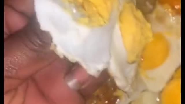 Fake eggs appear in the supermarket everywhere in the West