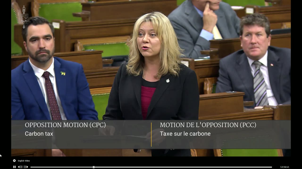 Tracy Gray Shows support for motion to cancel Carbon Tax