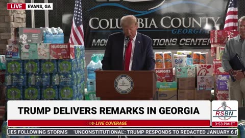 Trump delivers remarks in Georgia