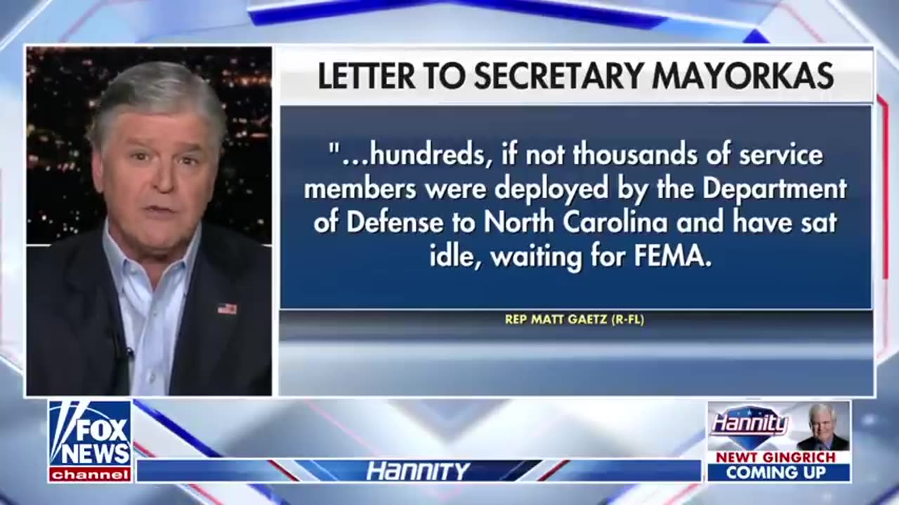 Hannity The Biden admin has been ‘tone deaf’ to Hurricane Helene disaster