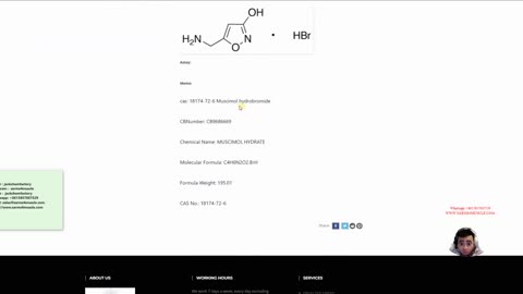 cas: 18174-72-6 Muscimol hydrobromide