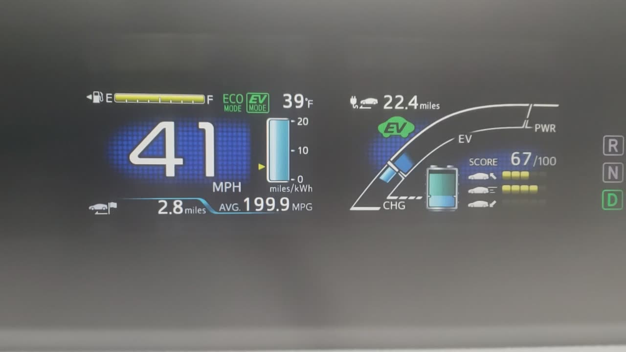 2017 Prius Prime Engine on While in EV Mode