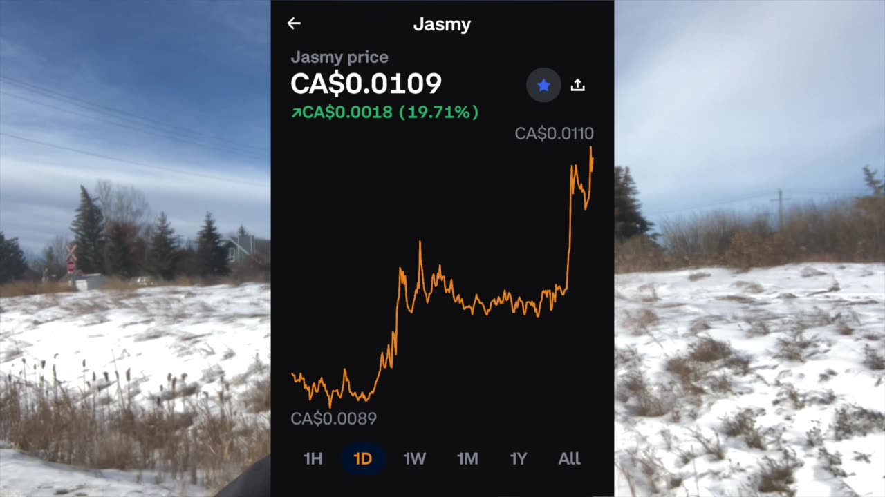 Jasmy is on the move.