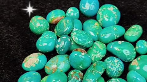 20250205-03 Natural turquoise free-shape cabochon size free-shape for Jewelry Making Fashion Design