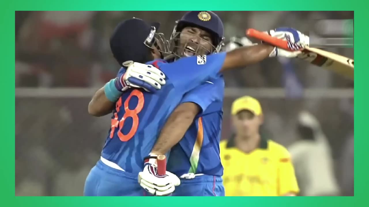 yuvraj singh batting vs Australia 2011 worldcup