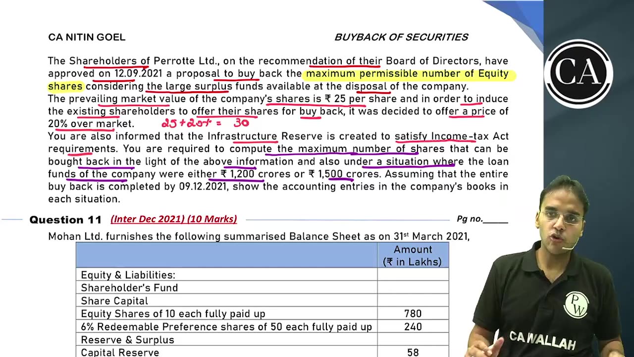 Buy Back Securities L3