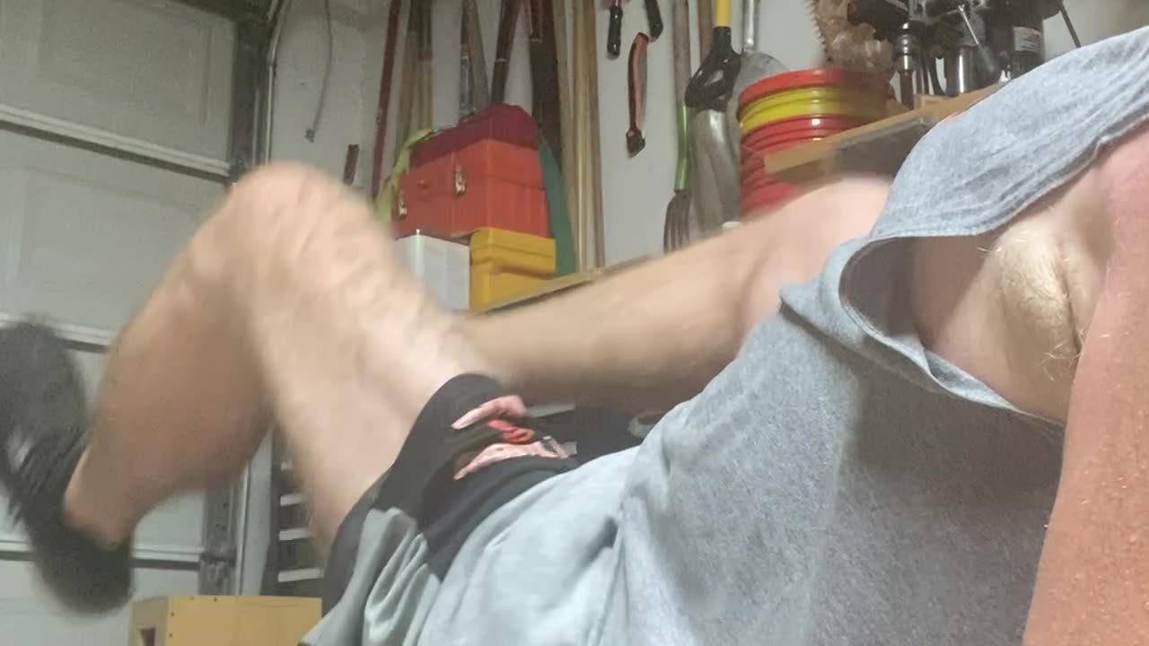 Ab-O-Rama, Laying Alternating Leg-Lifts, 8 of 10.