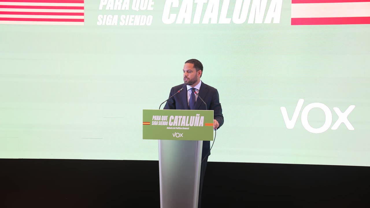 VOX presenta sus propuestas al Debate de Política General de Cataluña