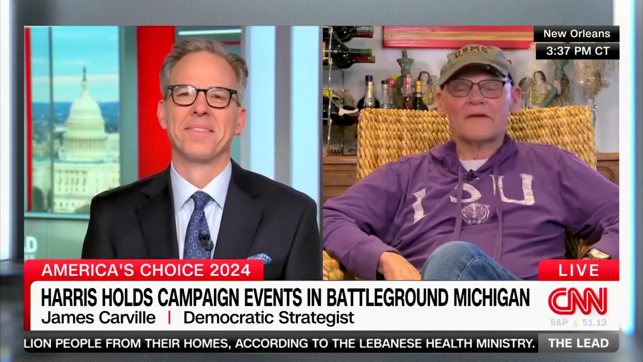 Carville Gripes 'Everything' For Dems Is Reported In 'Negative Light'