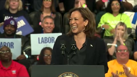 Kamala mentions Magic Johnson then cackles about 32 days until the Election