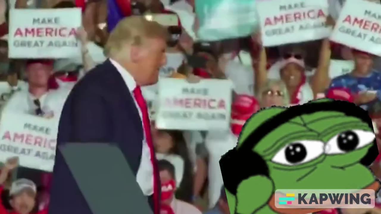 Trump Dances to a nightcore remix