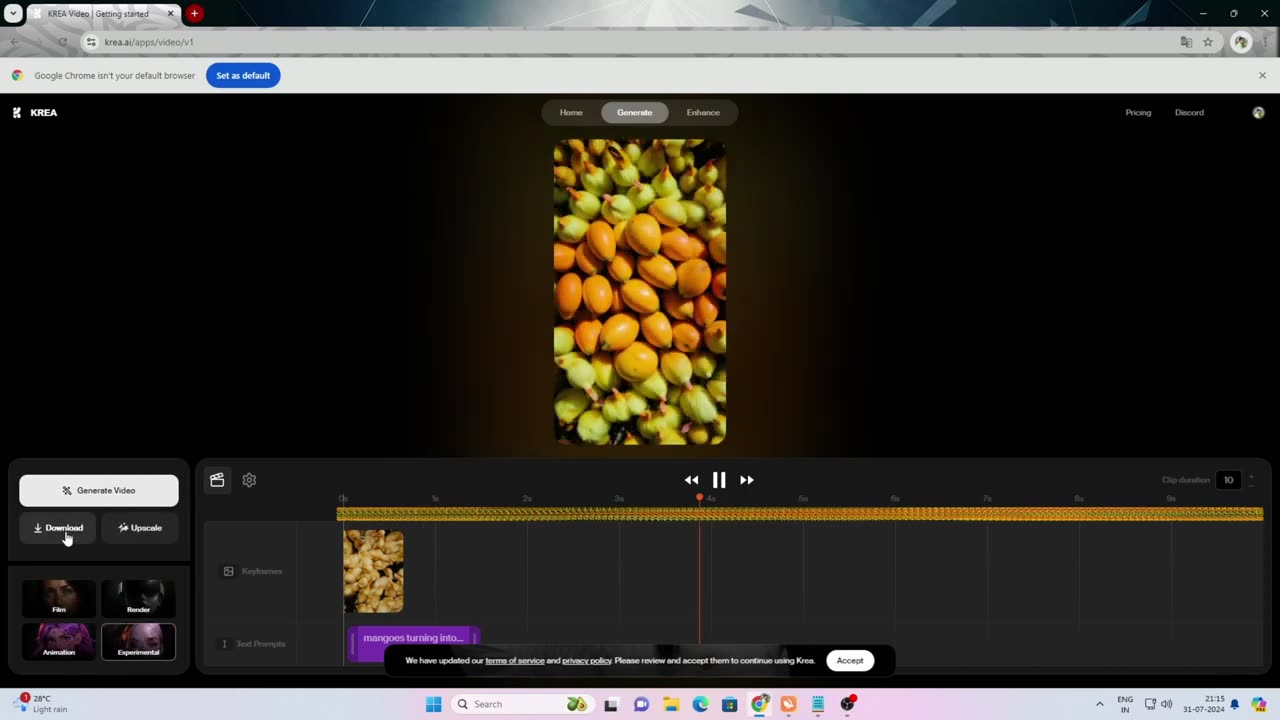 How To Make a Fruit Turning Into An Animal Video Using AI /how to make fruits to animals videos